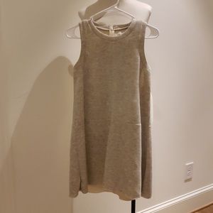Madewell Neoprene Grey Mini Dress